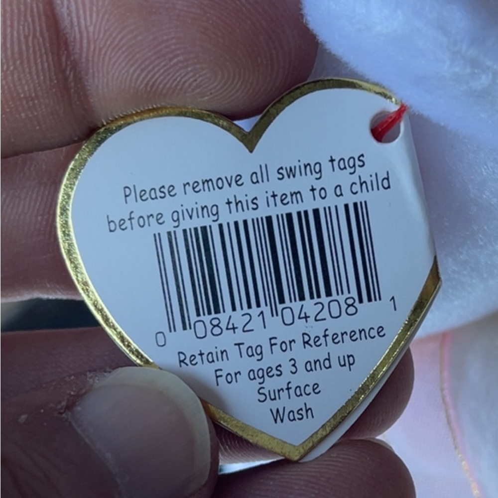 V - ‘98 - Ty Halo the Beanie Baby Angel 🐻 - Picture 6 of 9